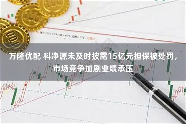 万隆优配 科净源未及时披露15亿元担保被处罚，市场竞争加剧业绩承压