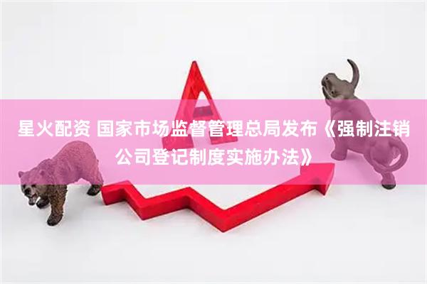 星火配资 国家市场监督管理总局发布《强制注销公司登记制度实施办法》